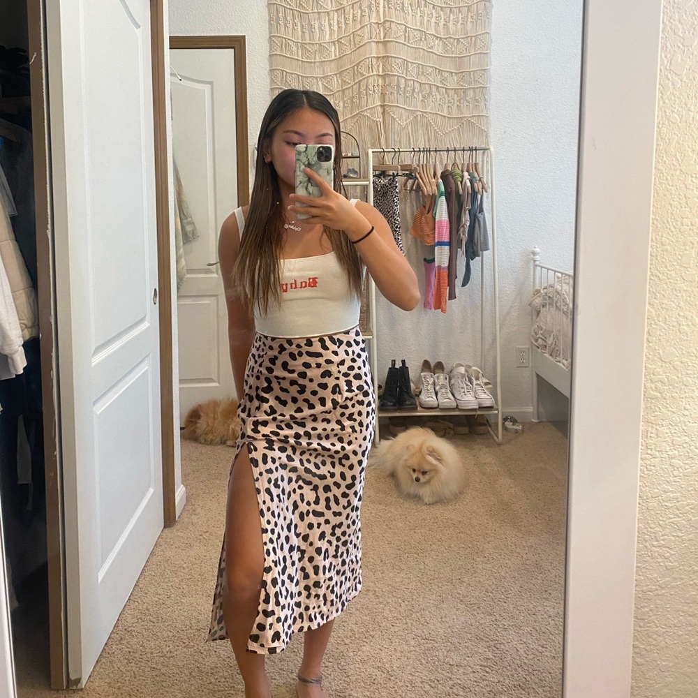 Princess Polly Pink Champagne Skirt